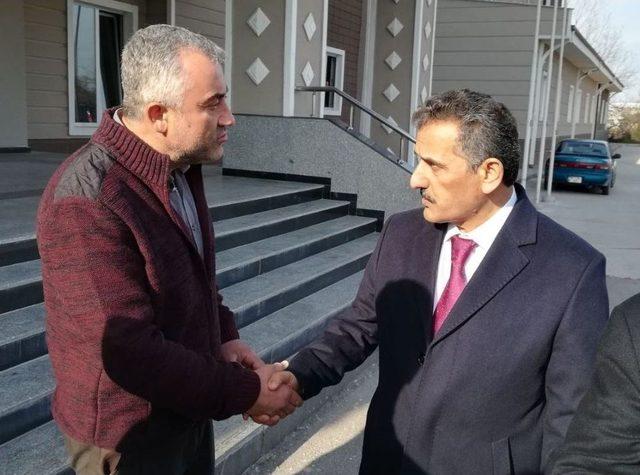 Vali Kaymak Ve Başkanı Yılmaz, Fakülte İnşaatını İnceledi 1