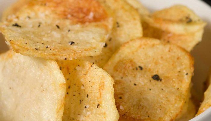 İnanılmaz Kolay Ev Yapımı Patates Cipsi