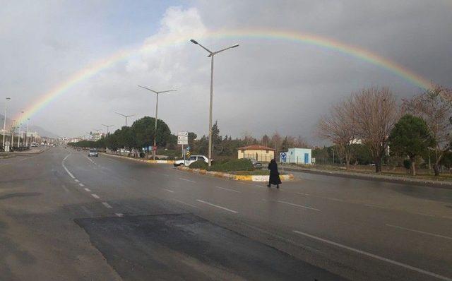 Pamukkale’de Kar, Merkezefendi’de Gökkuşağı 1