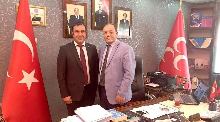 Ak Partili Karadağ’dan Mhp’ye Ziyaret