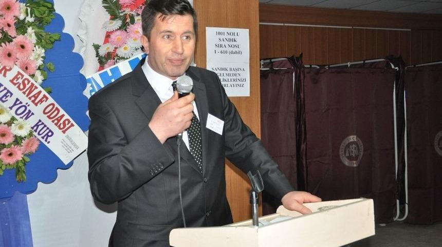 Boz&uuml;y&uuml;k Esnaf Ve Sanatkarlar Odası Başkanlığına İbrahim Kayacık Se&ccedil;ildi