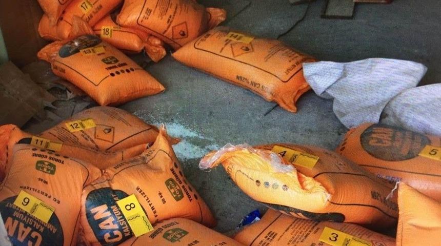 Hakkari&rsquo;de 950 Kilogram Amonyum Nitrat Maddesi Ele Ge&ccedil;irildi