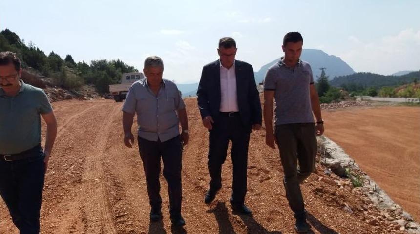 Başkan Duymuş, İnşaat Çalışmalarını Yerinde İnceledi