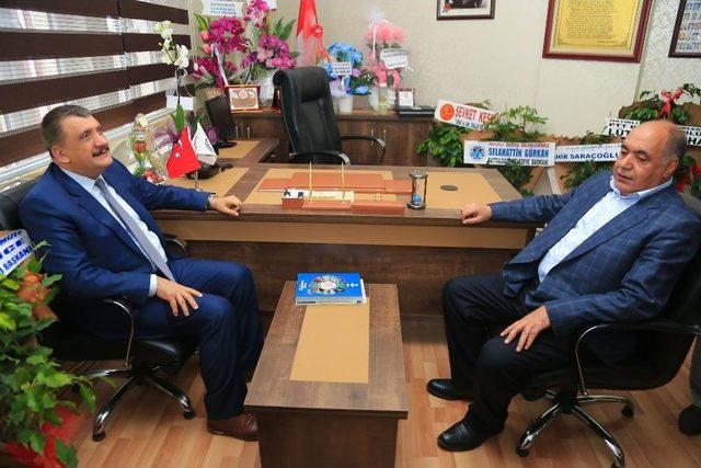 Başkan Gürkan, Esnaf Odalarını Ziyaret Etti