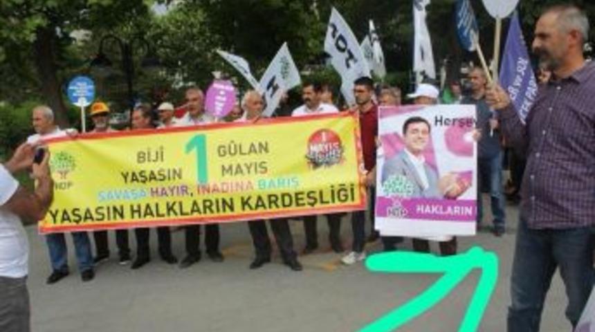 &Uuml;lk&uuml; Ocakları İl Başkanı &Ccedil;olak, "1 Mayıs Kutlamalarındaki Ter&ouml;rist Pankart Kabul Edilemez"