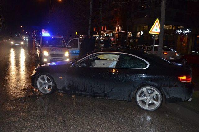 Kaza Yapan Alkollü Şahıs Polis Ekiplerine Zor Anlar Yaşattı