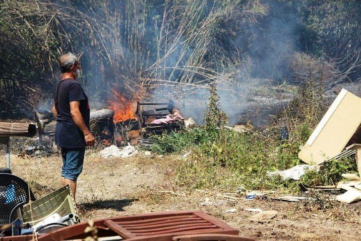 Elektrik Telleri Yangın Çıkardı G1