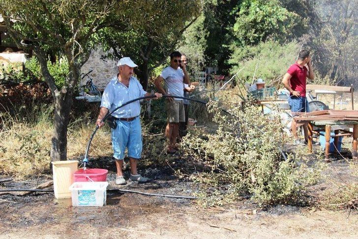 Elektrik Telleri Yangın Çıkardı G3