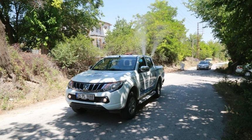 Elazığ’da İlaçlama Çalışmaları Sürüyor