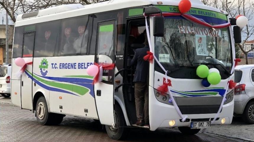 Belediye Otob&uuml;s&uuml; Gelin Arabası Oldu