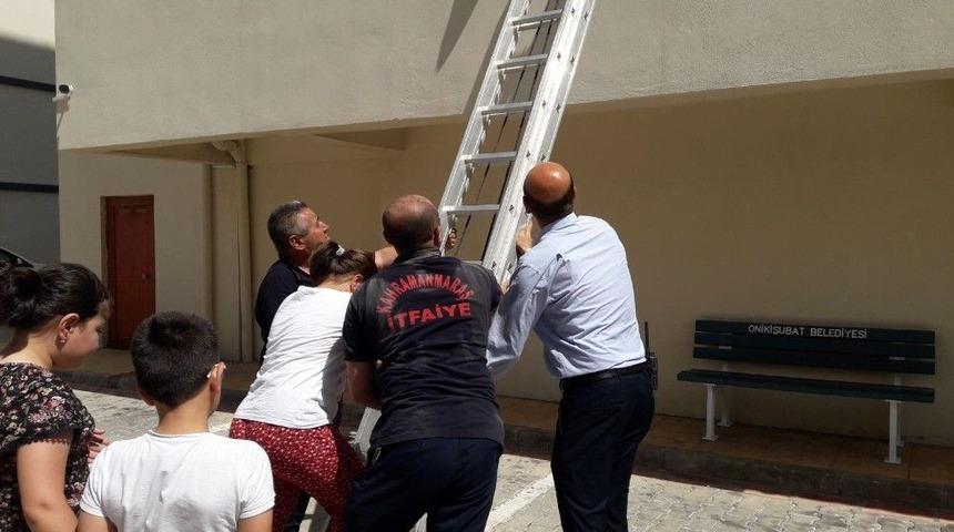 Apartmanda &Ccedil;ıkan Yangın Paniğe Neden Oldu