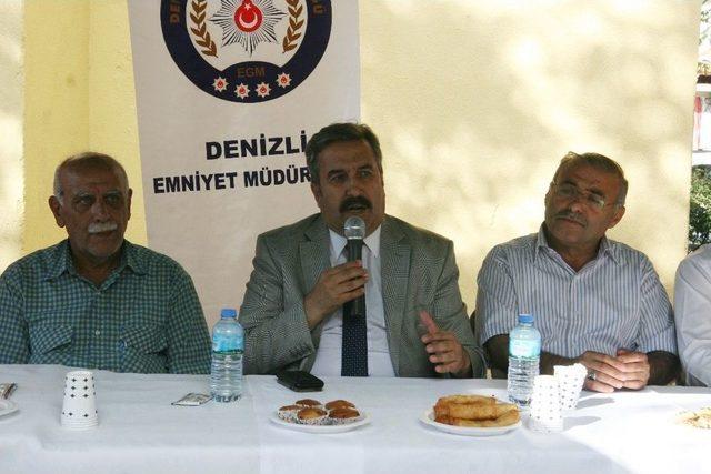 Denizli Emniyet Müdürü Demir Vatandaşlarla Buluştu