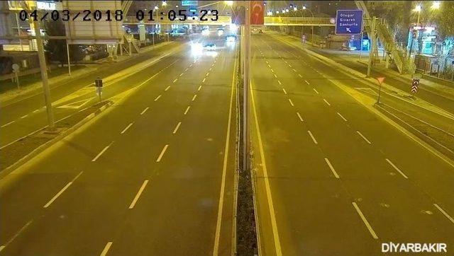 Diyarbakır’da Trafik Kazaları Mobese’ye Yansıdı