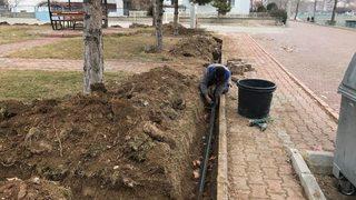 Beyşehir’in Yeşil Alanlarında Otomatik Sulama Dönemi Başlıyor