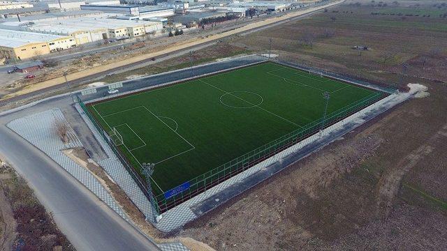 Gaziantep&rsquo;te Fıfa Belgeli Semt Sahası A&ccedil;ıldı 1