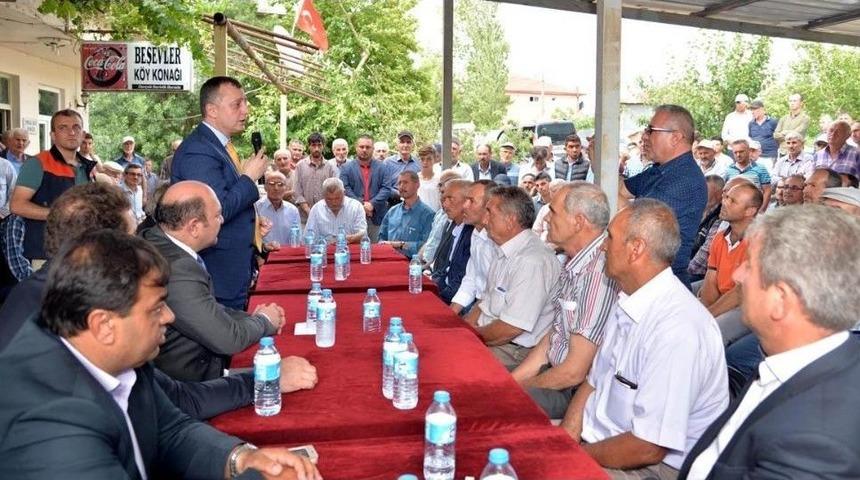 Vali Büyükakın, Doludan Zarar Gören Köylerde