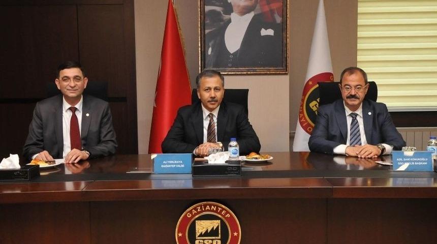 Vali Yerlikaya&rsquo;dan Gaziantep Sanayi Odası&rsquo;na Hayırlı Olsun Ziyareti
