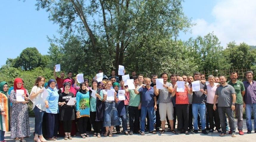 Ünyeli Tekstil Çalışanlarından Osb İçin İmza Kampanyası