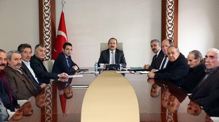 Vali Pehlivan Mahalle Muhtarlarıyla Buluştu