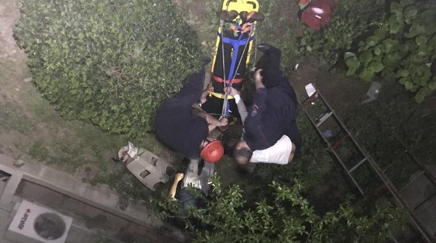 Beşiktaş&rsquo;ta 5 Metre &lsquo;den D&uuml;şen &Ouml;zel G&uuml;venlik G&ouml;revlisi Yaralandı