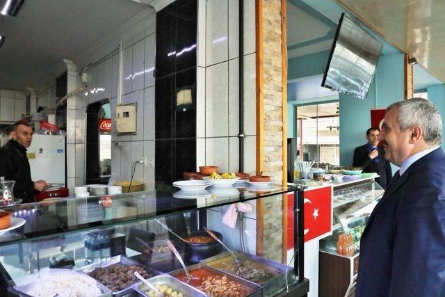 Başkan Baran&rsquo;dan Esnafa &lsquo;&ccedil;at-kapı&rsquo; Ziyaret 1