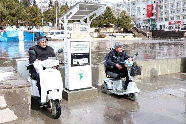 Yozgat’ta Engelliler İçin Şarj Dolum İstasyonu Açıldı