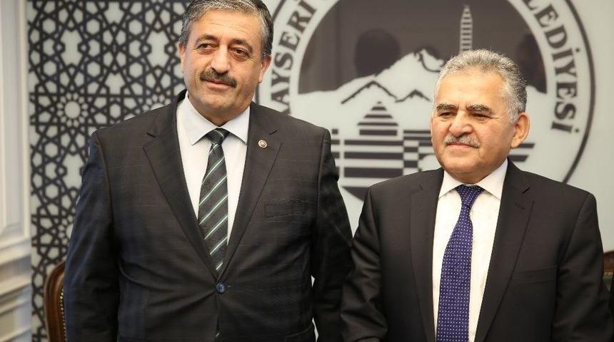 Tomarza Belediye Başkanı Fahrettin Işık Referans Belediye Melikgazi&rsquo;de