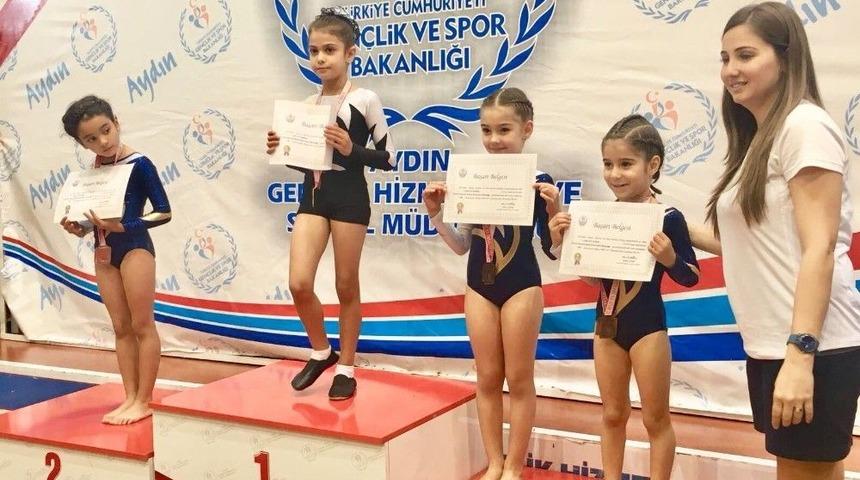 Başak Koleji Jimnastikte Aydın 3. Oldu
