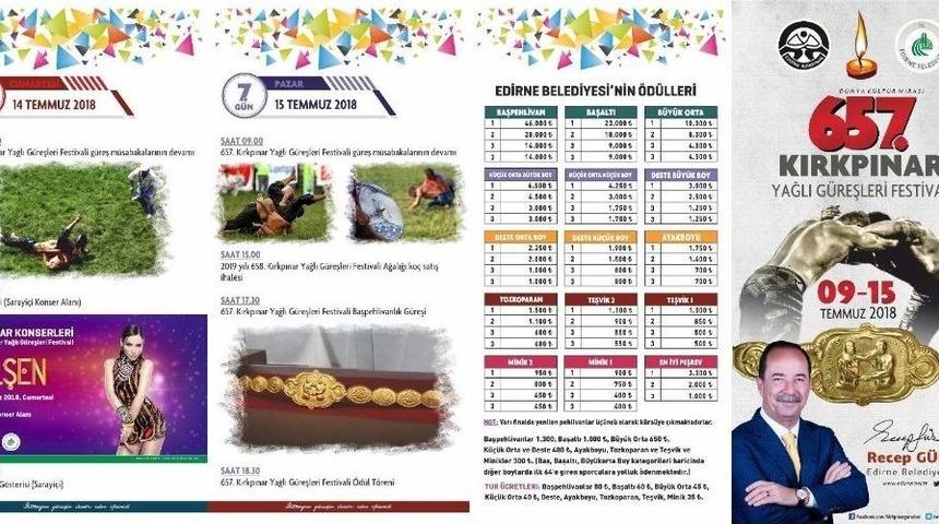 Kırkpınar Programı Belli Oldu