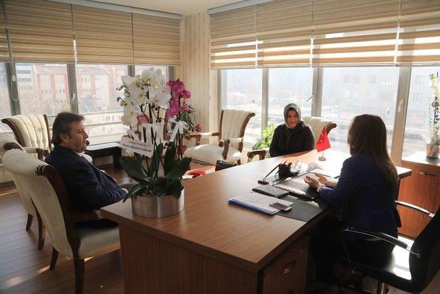 Başkan Palancıoğlu Ak Parti Kadın Kolları Başkanı&rsquo;nı Ziyaret Etti 2