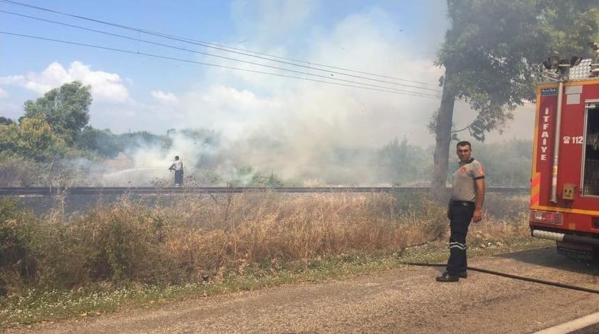 Hatay&rsquo;da Sazlık Yangını