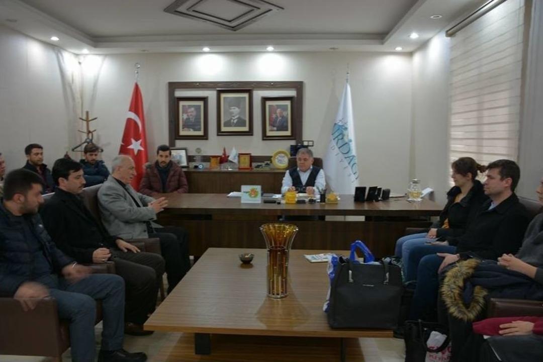 Başkan Yıldırır İl&ccedil;eye Yeni Atanan &Ouml;ğretmenleri Ağırladı