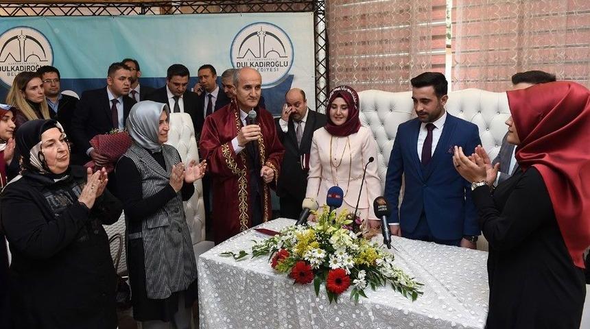 Dulkadiroğlu&rsquo;nda 17 &Ccedil;ifte Nikah