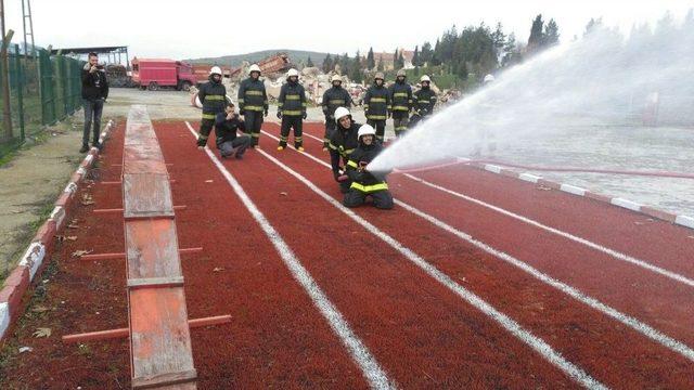 Büyükşehir’den Makedonyalı İtfaiyecilere Eğitim