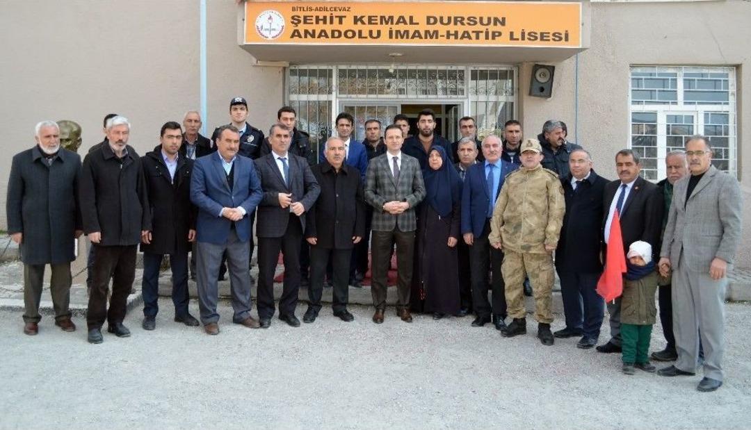 Adilcevazlı Şehidin İsmi Okula Verildi