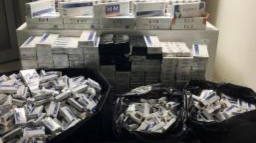 Eskişehir&rsquo;de 5 Bin 560 Paket Ka&ccedil;ak Sigara Ele Ge&ccedil;irildi