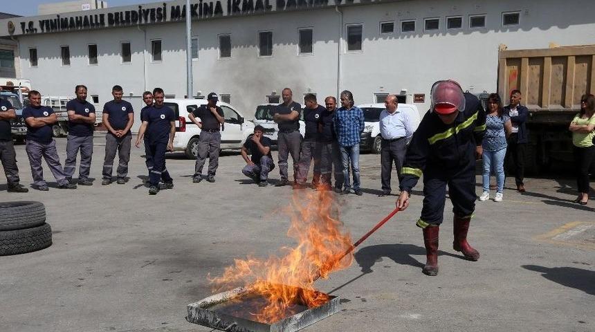 Yenimahalle&rsquo;de Yangın Tatbikatı