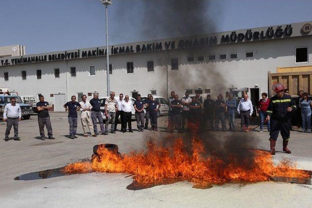 Yenimahalle’de Yangın Tatbikatı