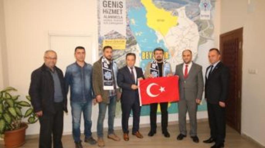 Beyşehir Belediyesinde Bayrak Yarışması &Ouml;d&uuml;l T&ouml;reni