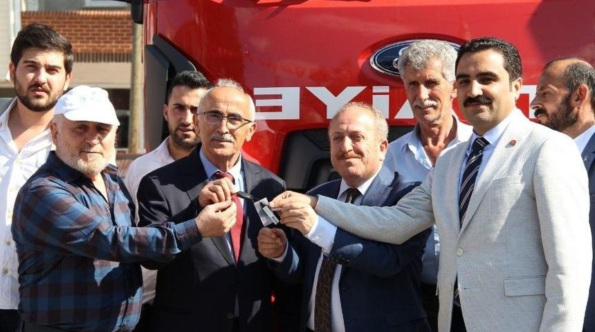 D&uuml;venci Belediyesi&rsquo;ne Yeni İtfaiye Aracı