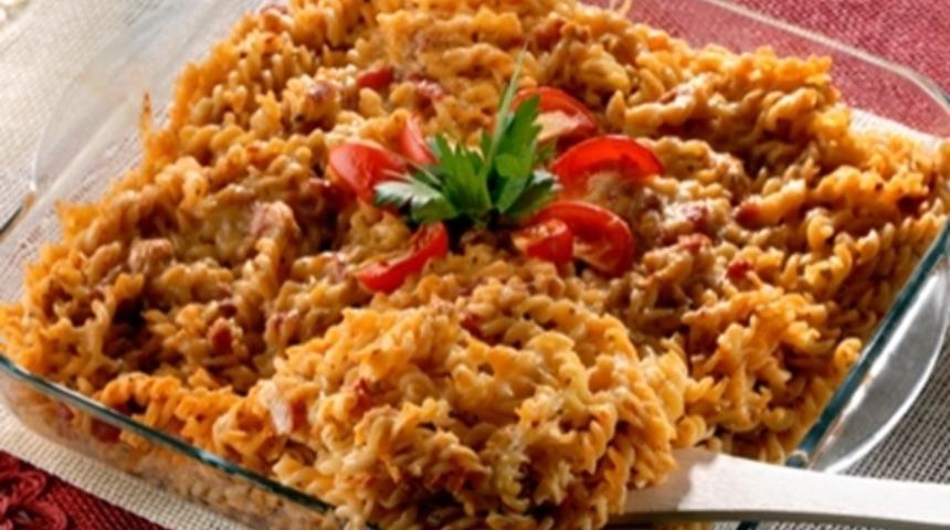 Fırında Mercimekli Makarna