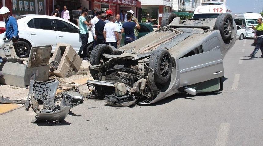 Elazığ’da Otomobil Takla Attı: 5 Yaralı