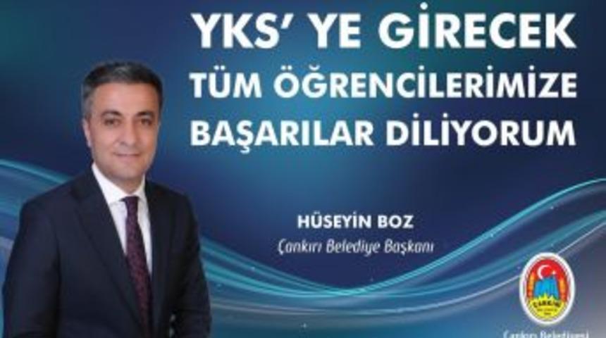 Başkan Boz, Yks&rsquo;ye Girecek &Ouml;ğrencilere Başarılar Diledi