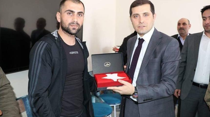 Kaymakam Erat&rsquo;tan Afrin Gazisine Ziyaret