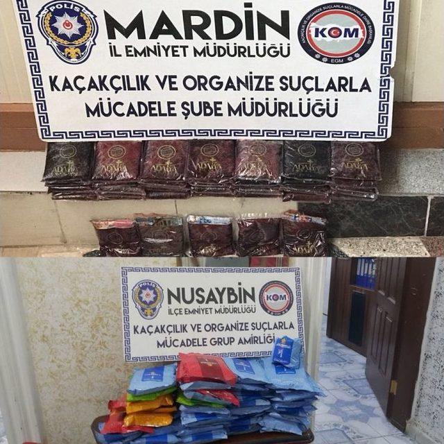 Mardin’de Kaçakçılık Ve Uyuşturucu Operasyonu