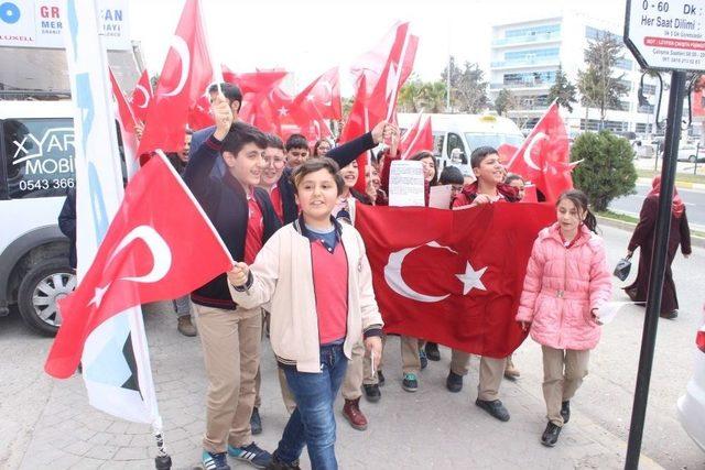 Öğrencilerden Afrin’deki Mehmetçiğe Mektup