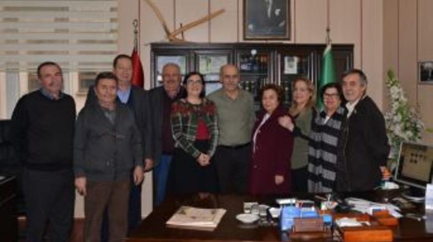 Chp&rsquo;li Meclis &Uuml;yelerinden Ziraat Odası Başkanı H&uuml;seyin Şen&rsquo;e Ziyaret