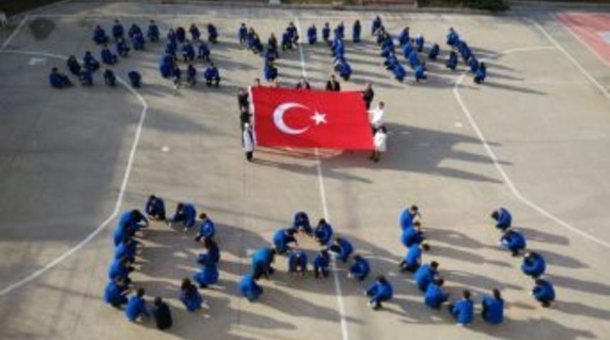 &Ouml;ğrencilerden &lsquo;zeytin Dalı Herakatı&rsquo; Mesaj