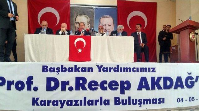 Recep Akdağ: “yeniden ‘kara Kura’ Basmasına Asla İzin Vermeyeceğiz”