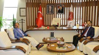 Acıgöl Kaymakamı Kundakçı Rektör Bağlı’yı Ziyaret Etti